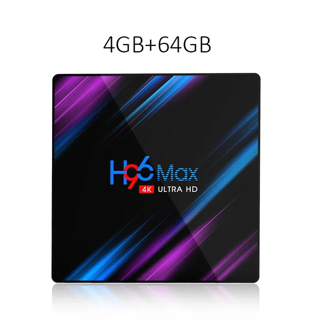 Android 9,0 ТВ приставка H96 Max Rockchip RK3318 4K Смарт ТВ приставка 2,4G& 5G Wifi BT4.0 H96Max 4 Гб 64 Гб медиаплеер Android приставка - Цвет: 4G64G