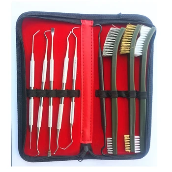 

Universal Gun Hunting Airsoft Cleaning Kit Tactical Rifle Pistol Gun Cleaning Tool 3pcs Steel Wire Brush +5pcs Cleaning tool Set