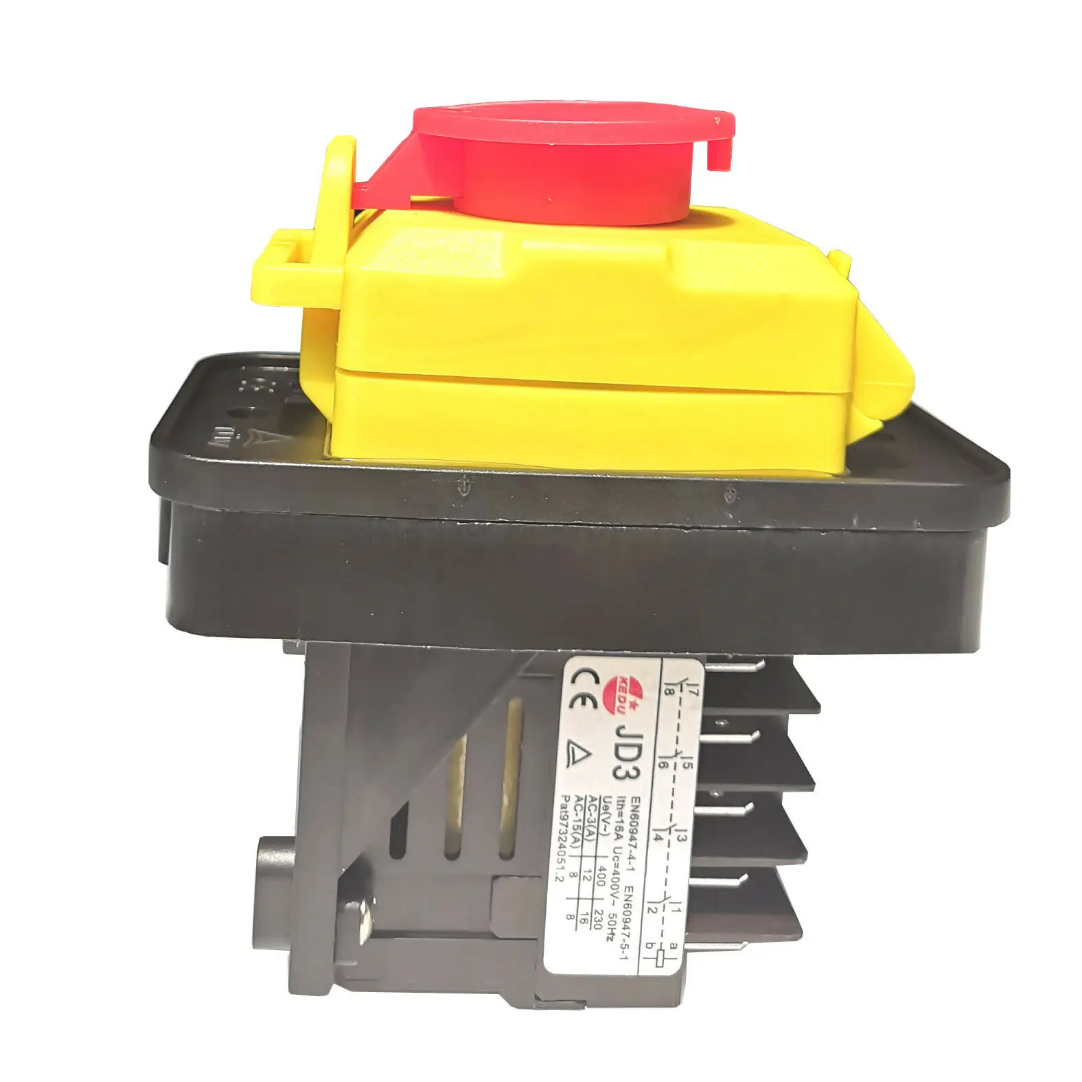 Interruttore Emergenza Trifase 400V KEDU Compatibile - Sicurezza Per Macchine Utensili