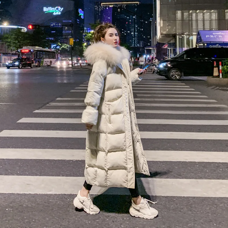

Down Jacket Women's Dongdaemun 2019 New Style Korean-style Mid-length Loose And Plus-sized Cotton-padded Clothes Students over-t