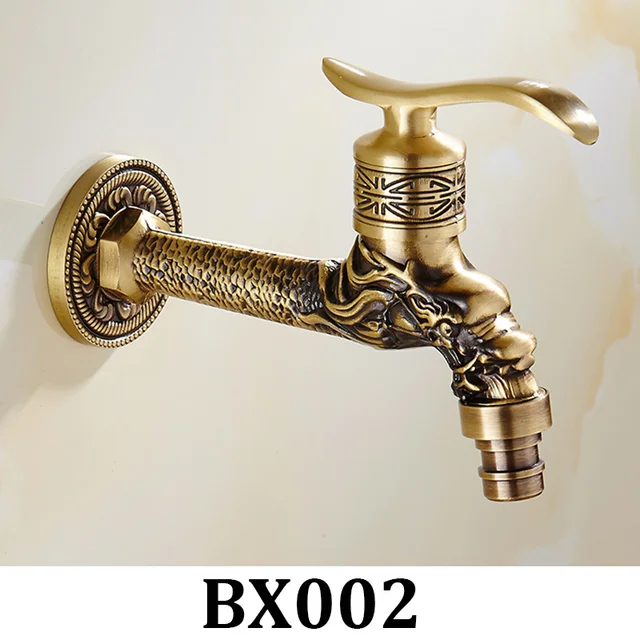 Grifo de latón Vintage para cocina, grifería de baño de jardín al aire  libre, montado en la pared, fregona, fregadero antiguo, grifo de agua fría  individual para inodoro|Grifos de lavabo| - AliExpress