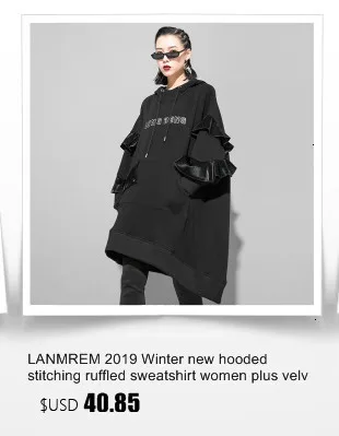 LANMREM Original Two-piece Hooded Vest Sweater Tied Bandwidth Loose Long Sleeves Outside Sweaters Women 19B-a220