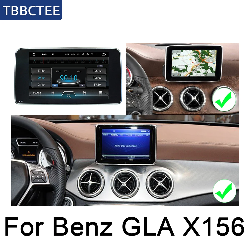 Discount For Mercedes Benz GLA Class X156 2015~2019 NTG Android IPS car player original Style Autoradio gps navigation 2 Din WiFi 5