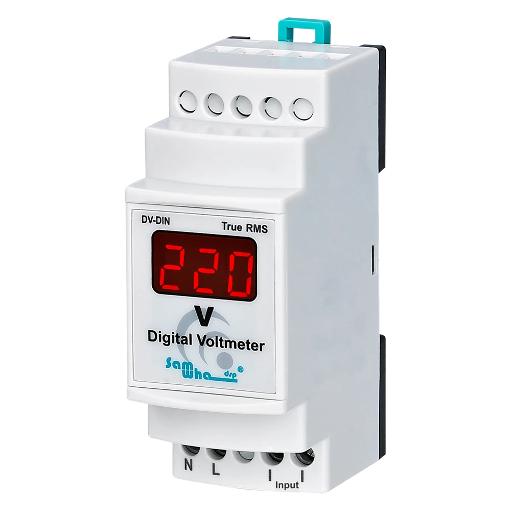 

Samwha-Dsp DV-DIN Digital Valtmeter (10-500V AC Rail Type)