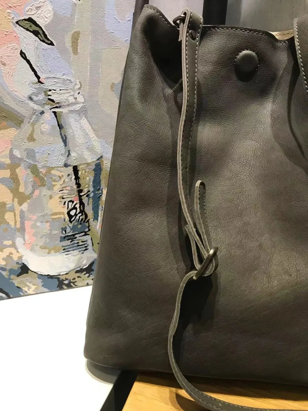 Vendange модная женская сумка ручной работы кожаная сумка ретро простая сумка на плечо сумка-мессенджер 2610
