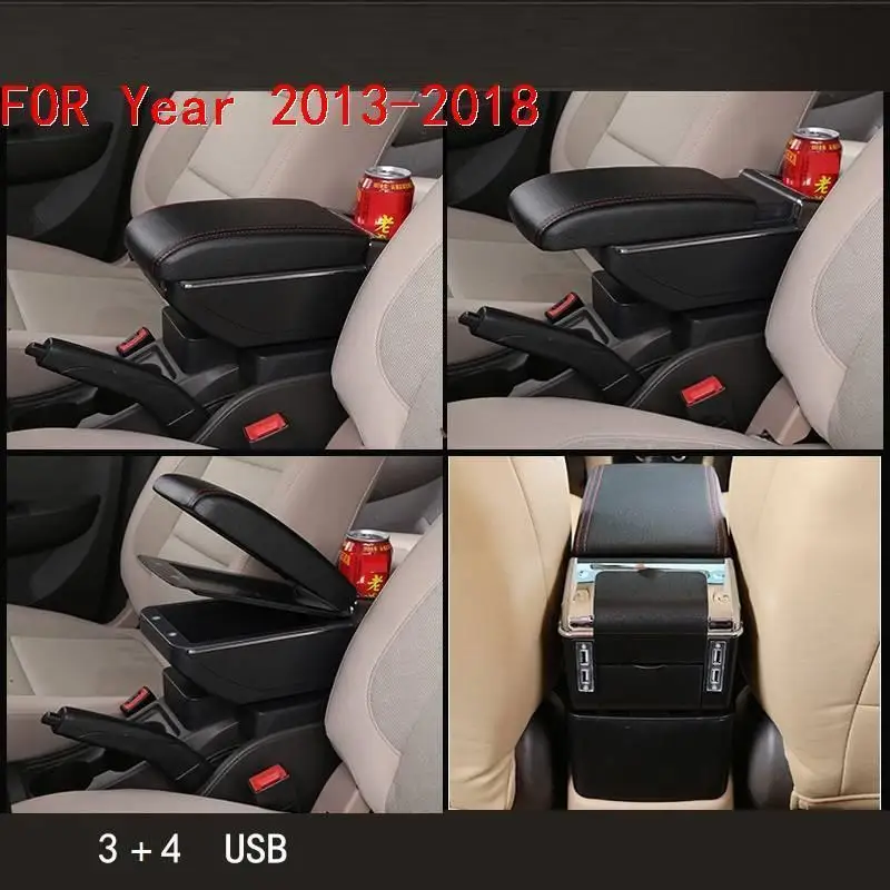 Automovil Стайлинг аксессуар модификация молдинги автомобиль Подлокотник автомобиля-Стайлинг подлокотники 13 14 15 16 17 18 для Skoda Rapid
