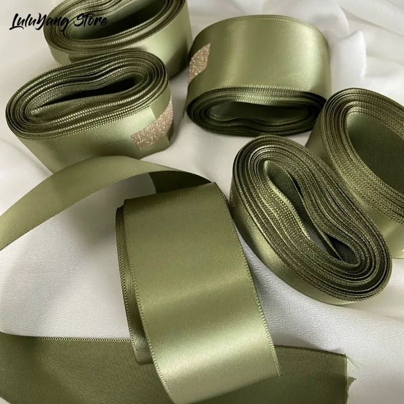 38mm 5Meters Single Face Satin Ribbon For Party Wedding Decoration Bridal Rose Gift 25