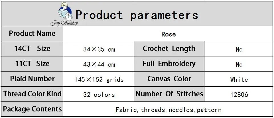 A pink rose cross stitch kit 14ct 11ct white cloth printed cloth handmade DIY needlework home embroidery decoration paintings