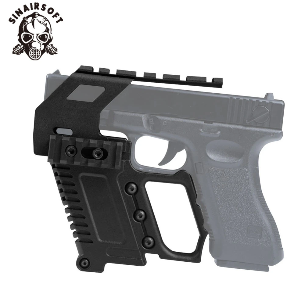 Glock тактическая серия рельсовая база загрузочное устройство пистолетный Карабин Комплект быстрая Перезагрузка для G17 G18 G19 нейлон охотничьи армейские аксессуары