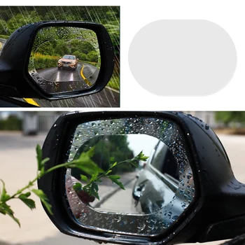 

Hot Car Rear View Mirror Film Side Window Protective Film HD Anti-Fog Anti-Scratch Rainproof Waterproof for Rear View Side Windo
