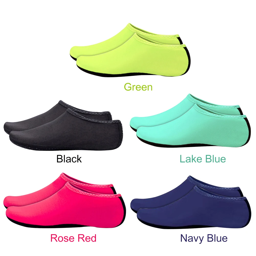 Water Shoes Swimming Shoes Aqua Beach Shoes Summer Outdoor Seaside Solid Color Sneaker Socks slippers For Women Men 5