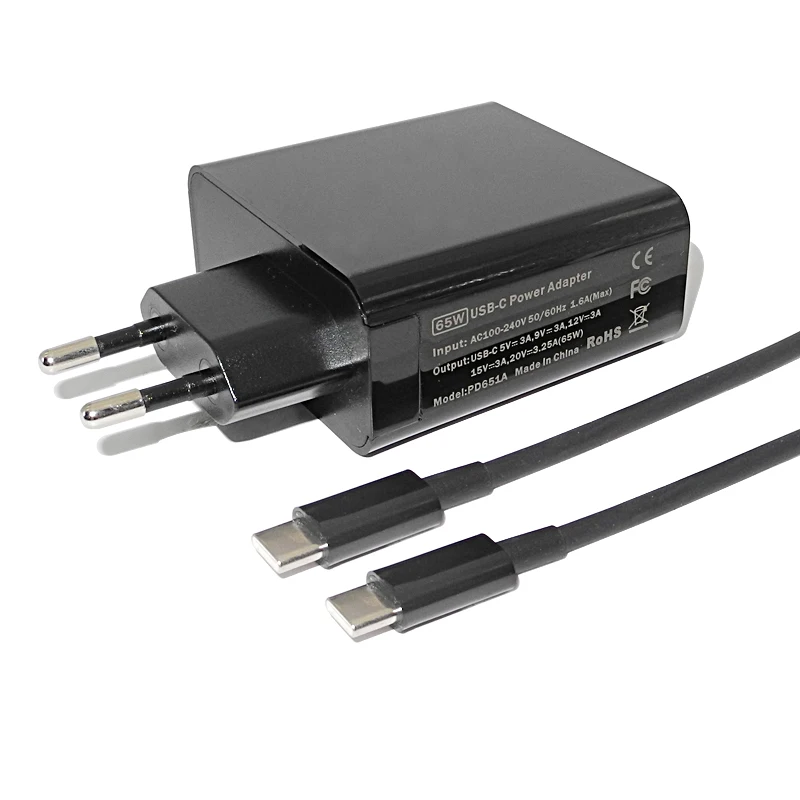 Зарядное устройство для ноутбуков и планшетов 65 Вт USB Type-C | Компьютеры офис