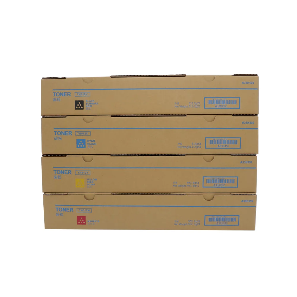 Тонер TN512 для картриджей konica minolta bizhub c454 c554