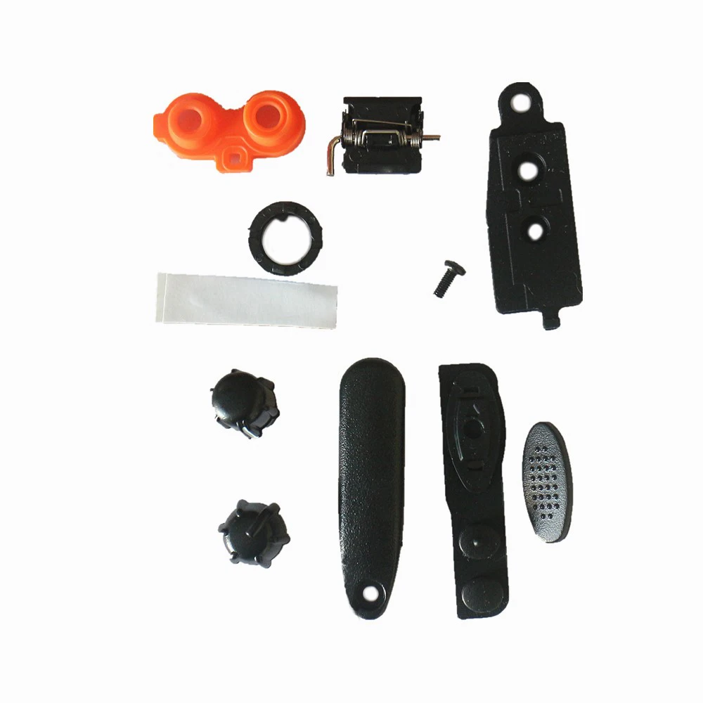 Black Front Housing Shell Cover Case Dust Cover Knob For Kenwood TK3207-TK3201 Radio Walkie Talkie