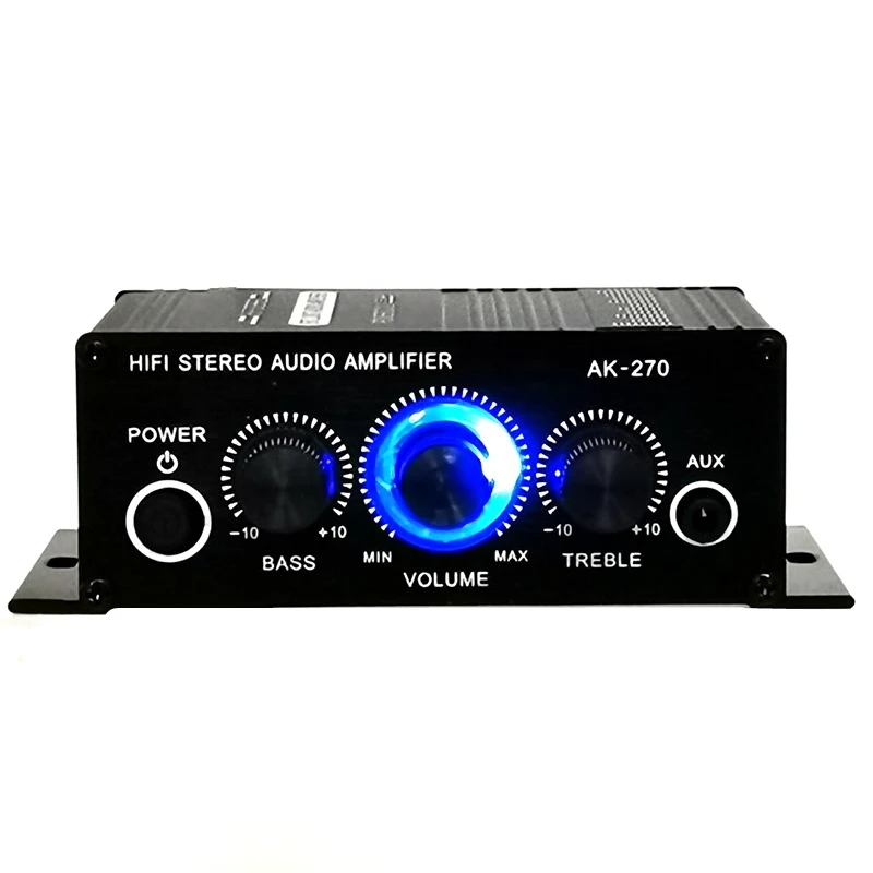 200W Mini HIFI Digital Power Audio Amplifier Digital Amp 20W*2 Home Audio HiFi Stereo Sound Amplifier For FM Radio Mic Car Home 5 channel amplifier Audio Amplifier Boards
