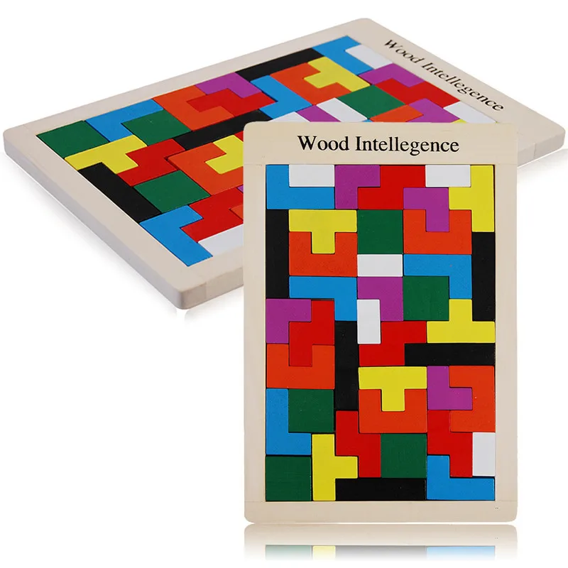 Детские игрушки деревянные Tangram/головоломки доска Головоломка Развивающие детские игрушки