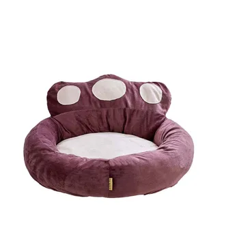 

Pets Round Easy-to-clean Cat Nest Keep Warm and Breathable Pet Nest Teddy Puppy Plush fossa Small Doggie fossa Pets Supplies