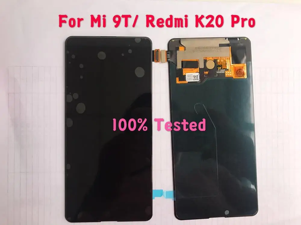 Super Amoled 100% Tested LCD Display For Mi 9T / PRO K20 Full Assembly Digitizer Touch Screen Repair Parts | Мобильные телефоны и