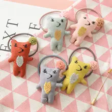 Трехъядерный детский ободок для волос в Корейском стиле, милые аксессуары для волос для маленьких девочек на осень и зиму, меховой головной убор для девочек