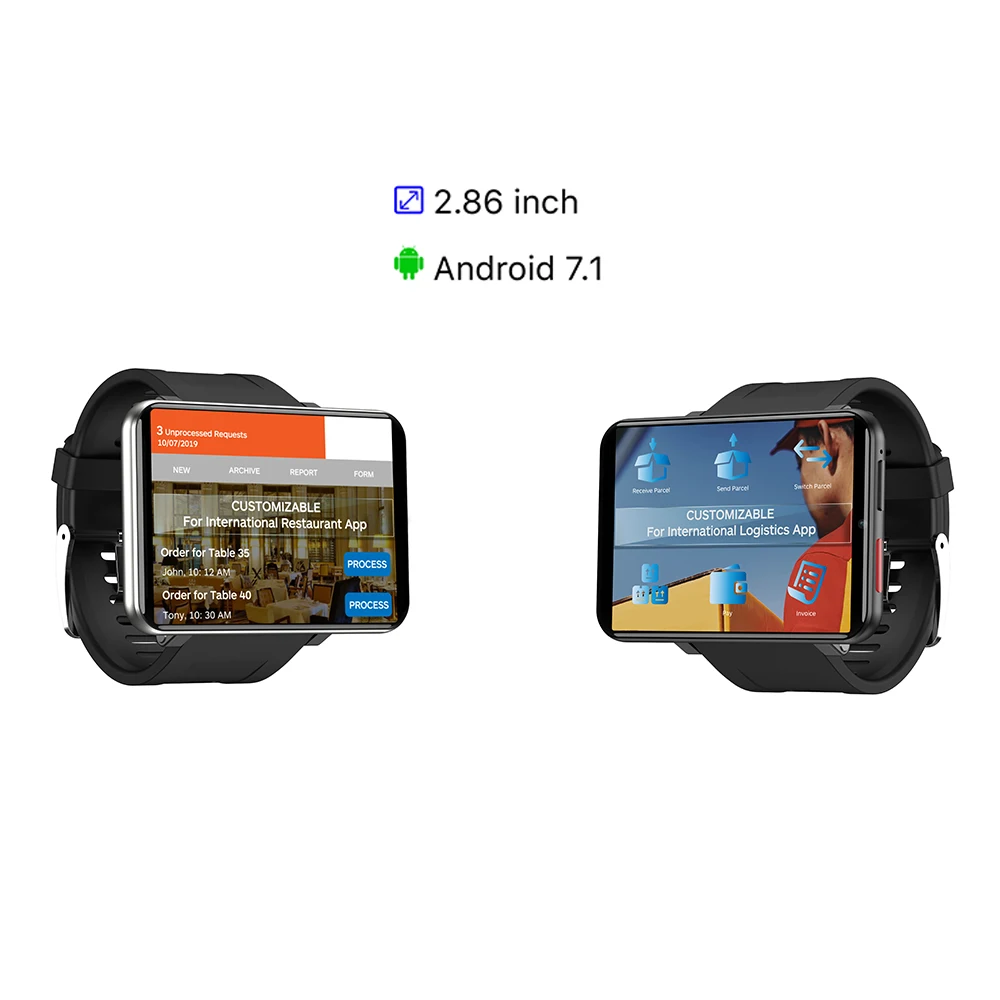 LEMFO LEMT 4G игровые Смарт-часы 2,86 дюймов Большой экран Android 7,1 3G ram 32G rom LTE 4G Sim Камера gps wifi пульсометр Спорт