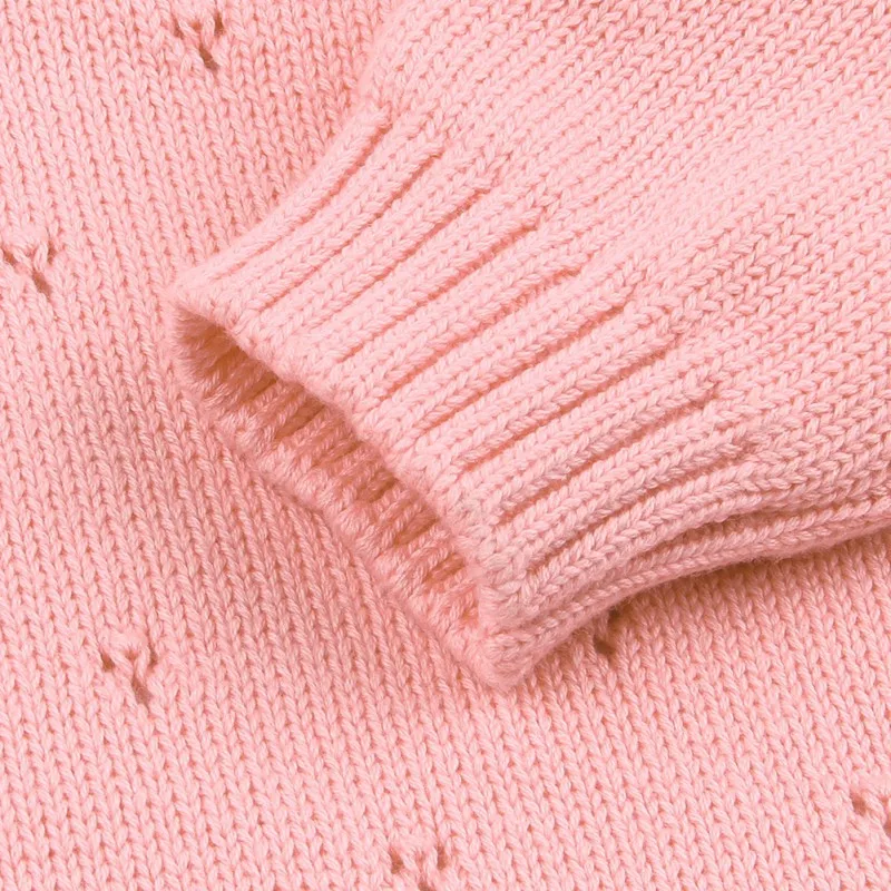 Infant Baby Long Sleeve Solid Print Rompers Kids Girls Boys Knitted Jumpsuit Newborn Children Clothes