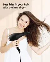 KIPOZI KP9908Hair Dryer Electric Powerful Blower Hair Salon Blow Dryer Hair Care Fast Dry with Accessories Lightweight Low Noise 2