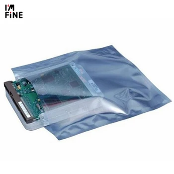 

100pcs Open Top Anti Static Shielding Bag ESD Anti-static Instruments Package Pouch Hot Fidget Spinner Toys Bags