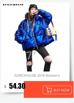ZURICHOUSE, негабаритное зимнее пальто, женская мода, глянцевая, хит цвета, Женская парка, теплая, свободная, с капюшоном, пуховик, зимняя, женская
