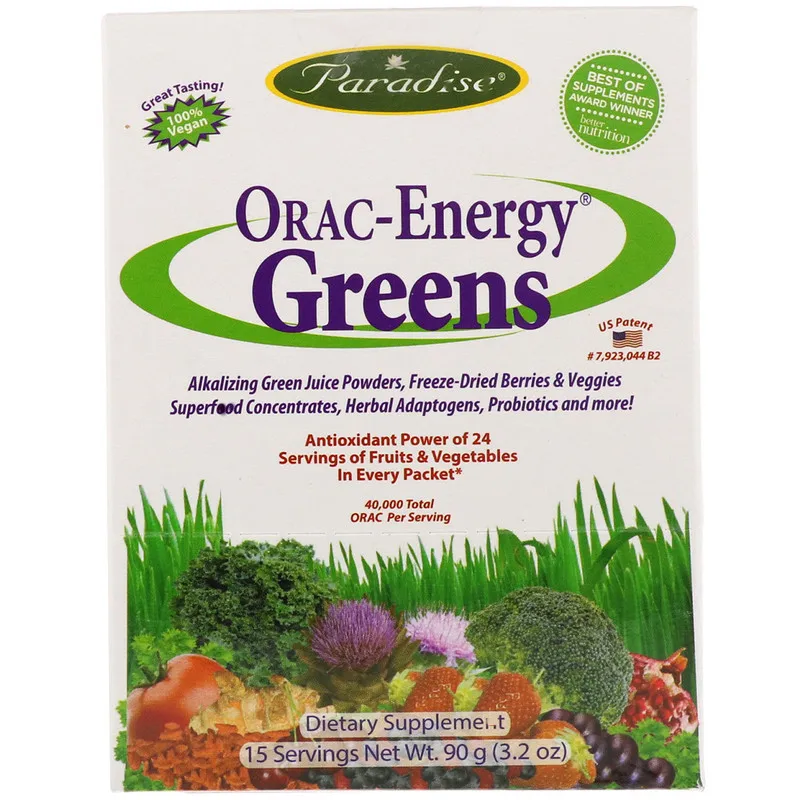 

Plant Concentrated Green Supplement Powder Supports Sugar Control and Weight Management 3.2 oz (91 g) / pack