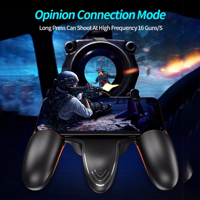  for PUBG Game Controller Gamepad Trigger Button Cooling Fan Joystick for IOS Android Phone