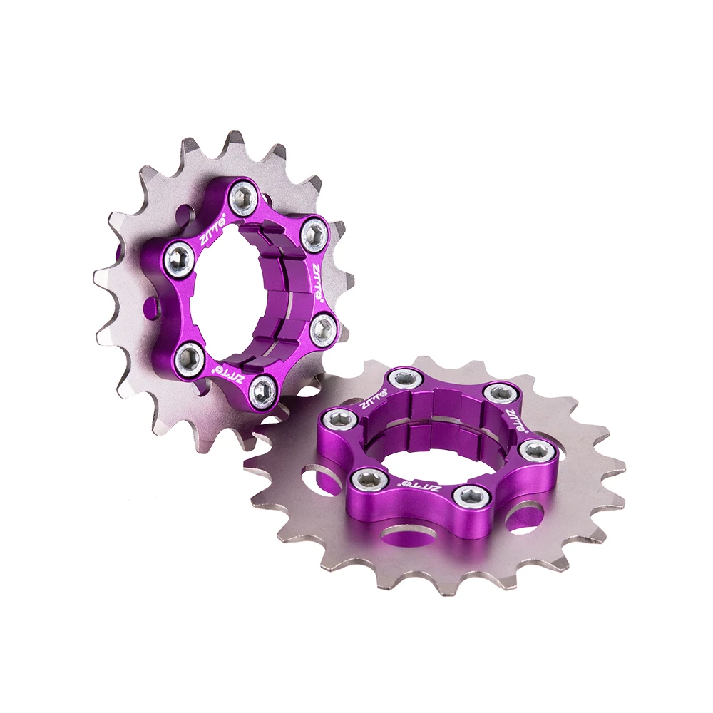 ZTTO MTB односкоростная кассета односкоростная Cog 1 скоростная шестерня 16T 17T 18T 19T 20T 21T 22T 23T кассета свободного хода K7 велосипедная звездочка
