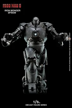 

DFS039 37CM 1/9 Scale King Arts KA Alloy Diecast Figure Series Iron Man 3 Action Monger Action Figure Model for Fans Gifts
