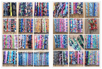 

10pcs/20pcs/50pcs/100pcs color stitch betty mix lanyard Neck Strap Lanyard Mobile Phone Key Chain ID Badge Key Chain