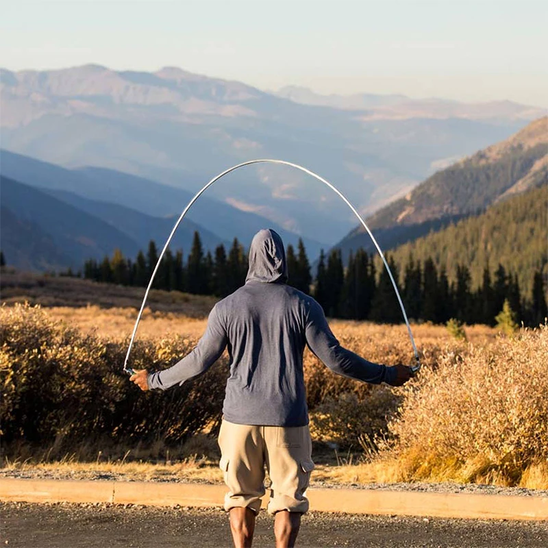  Weighted Jump Rope Set Crossfit Fitness Adjustable Fast-clip Connection Rope Include 3 Ropes and Ex