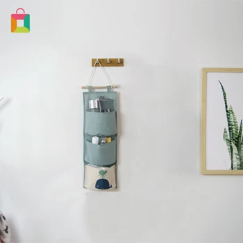 

Wall-mounted storage bag, hanging bag, household goods, 3 pockets behind the door, sundries hanging bag, storage bag Cozy