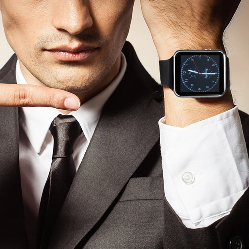 Bluetooth Смарт часы X6 Спорт Шагомер Smartwatch с камерой поддержка sim-карты Whatsapp Facebook для телефона Android