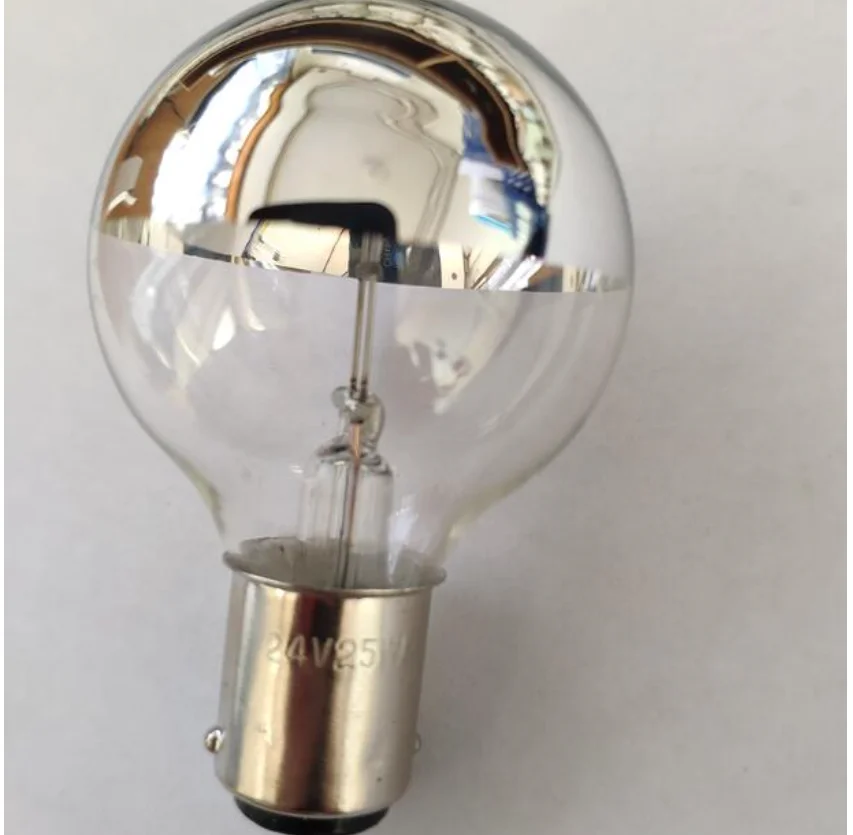 25PCS ba15d 15mm base 24V 25W Medical shadowless lamp bulb Insert button Single hole cold light bulb Surgical light bulbs led light bulb halogen light bulb