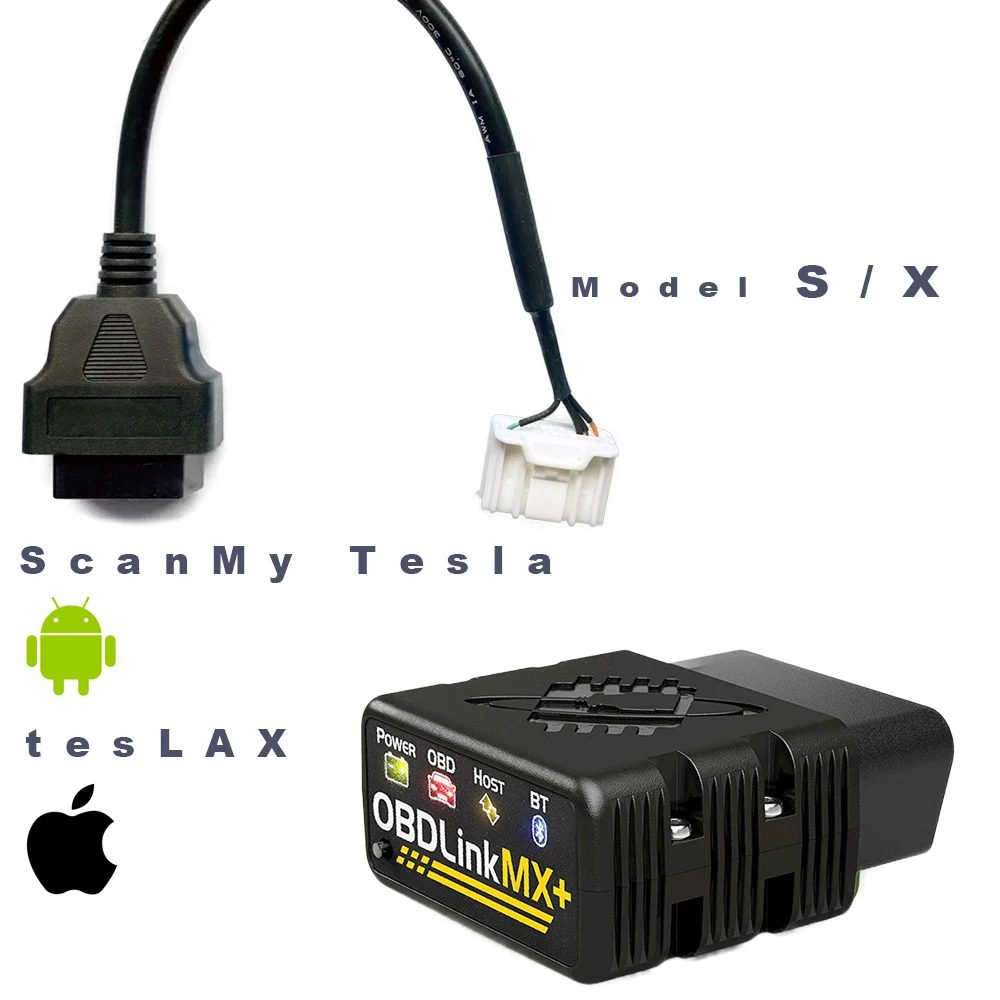 Adaptateur de Diagnostic OBDLink MX + OBD2/EOBD, Interface pour scanner ma  Tesla Model S/X et tous les protocoles - AliExpress