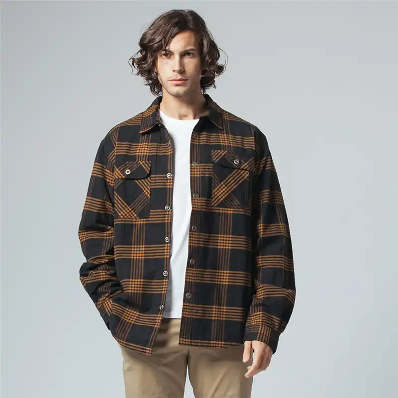 camisa invierno hombre