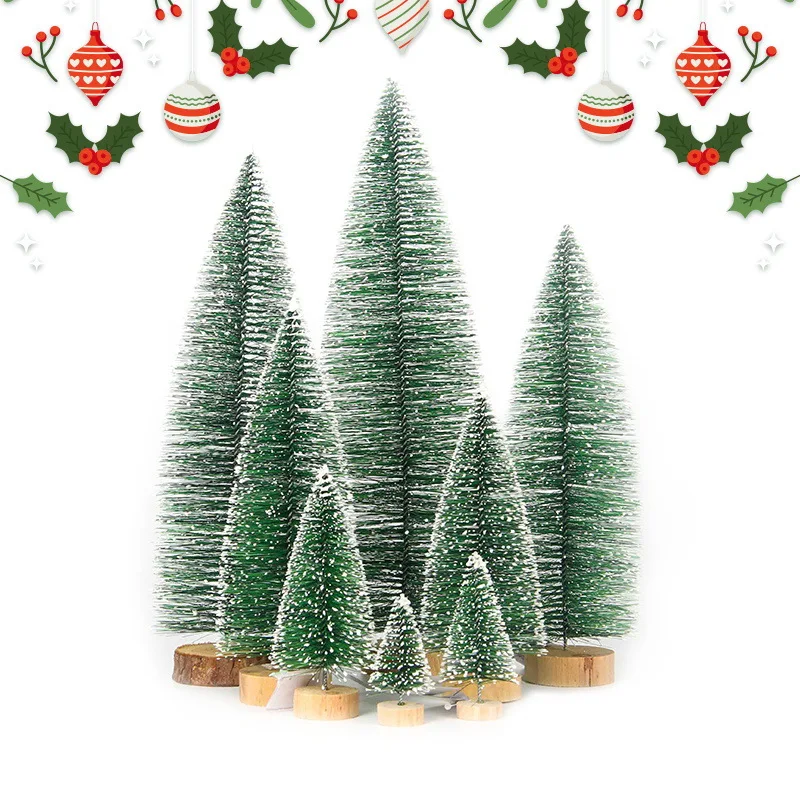 

Mini Christmas Tree Desktop Small Christmas Tree Desktop Ornaments Christmas Gifts Festival Home Decoration Santa New Year Gift