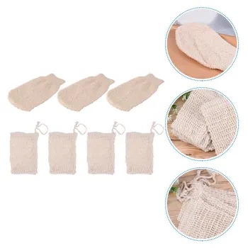 

7pcs Soap Mesh Bag Soap Storage Bag Bubble Foam Net for Bath Shower Daily Use