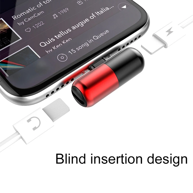 2 в 1 разветвитель для Iphone X/Xs Max/Xr/8/8 Plus/7/7plus/переходник для наушников Наушники ключ-соединитель