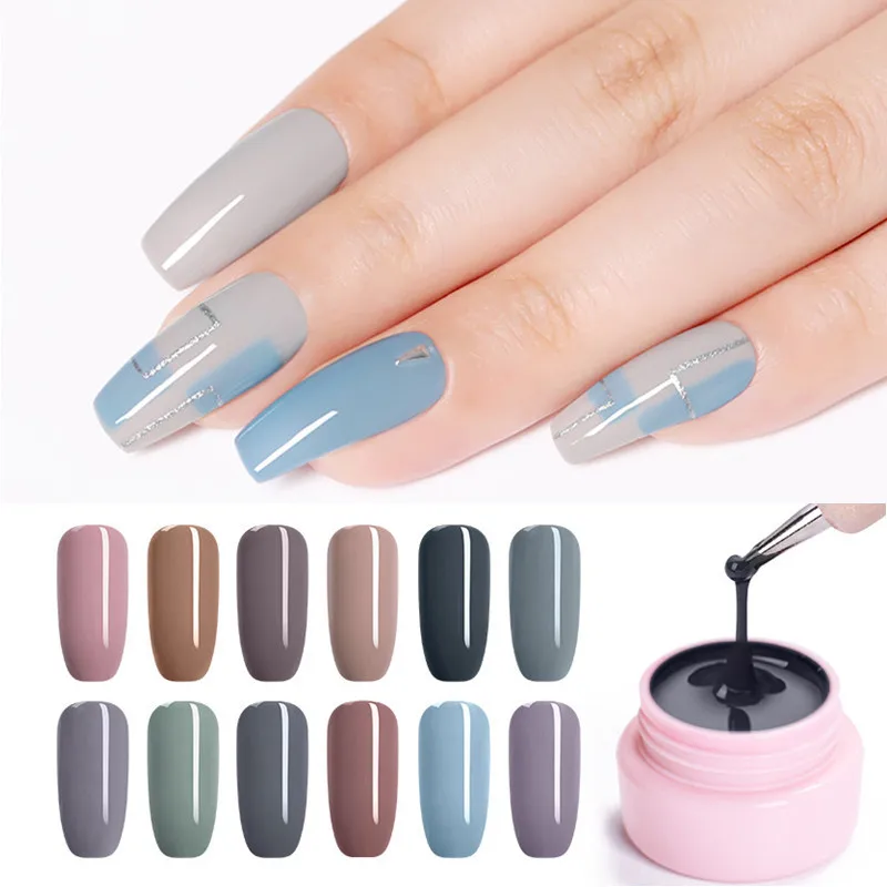 

UR SUGAR 5ml Color Gel Polish Autumn Semi Permanent Nail Art Soak Off UV LED Gel Varnish UV Color Paint Gel Manicure Art