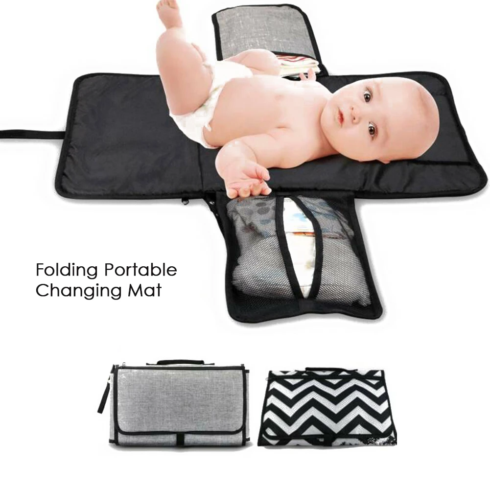 baby diaper bag with changing mat