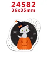 24582 30 шт. плоское украшение из смолы Хэллоуин catoon смолы pr24574 - Color: 24582