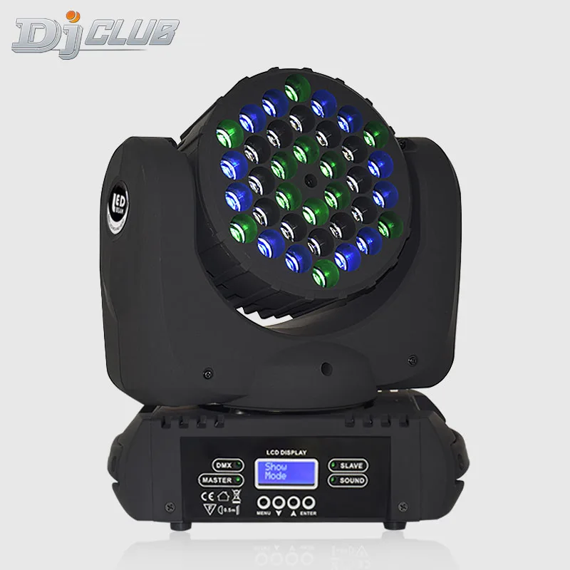

Moving Head Light 36X3W Rgbw Beam With Dmx Control For Party Dj Disco Lights