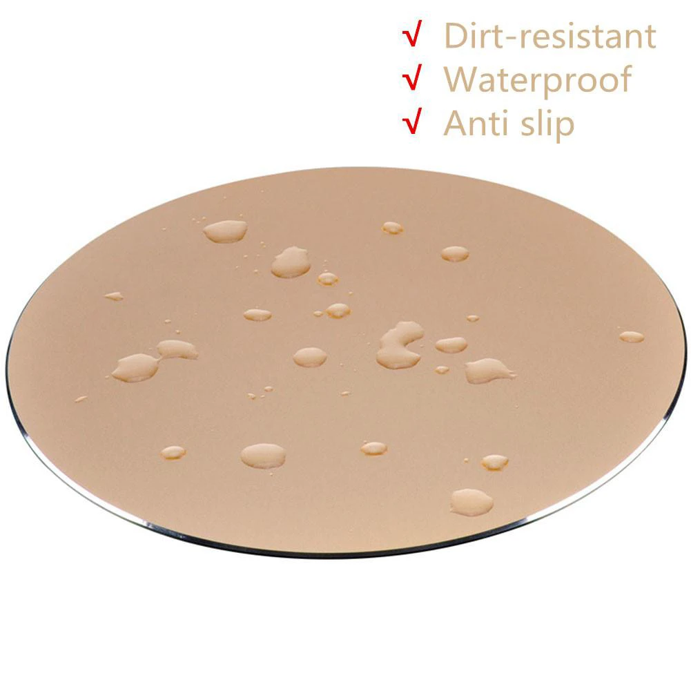 New Aluminium Alloy Mouse Pad Waterproof Round non-slip Desktop Gaming for Computer Accessory mouse pad,gaming mousepad