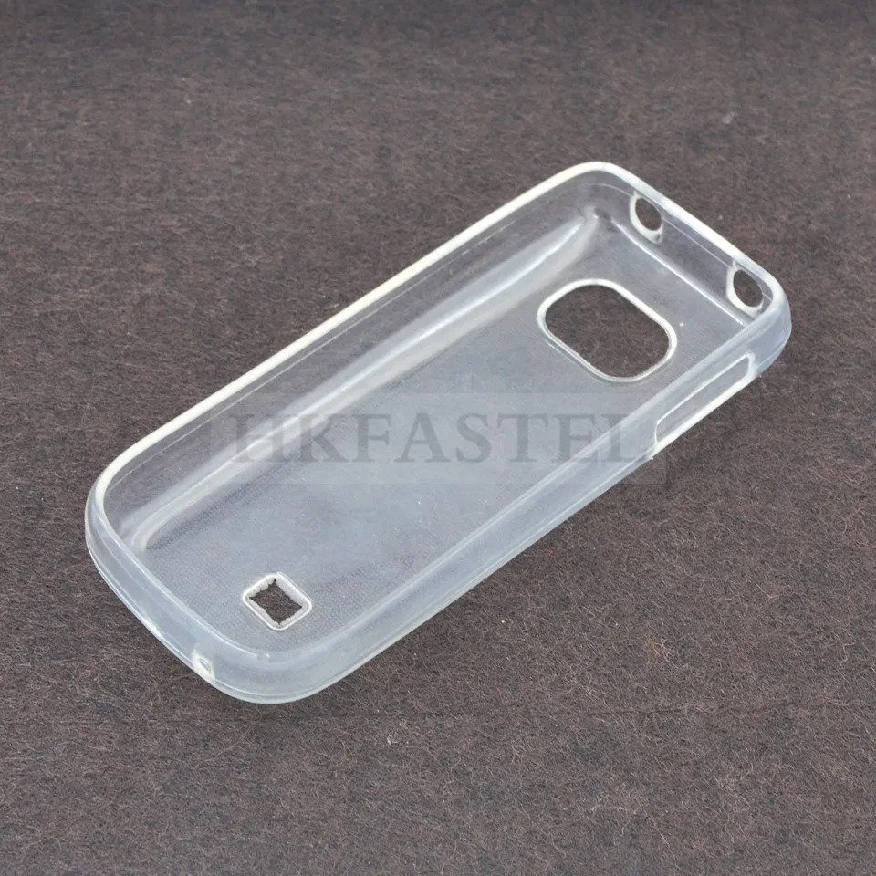HKFASTEL Protection Case For Nokia C2 C2-01 C2 01 jelly Clear Soft TPU Back Case Protection Skin Camera Protect Cover phone carrying case