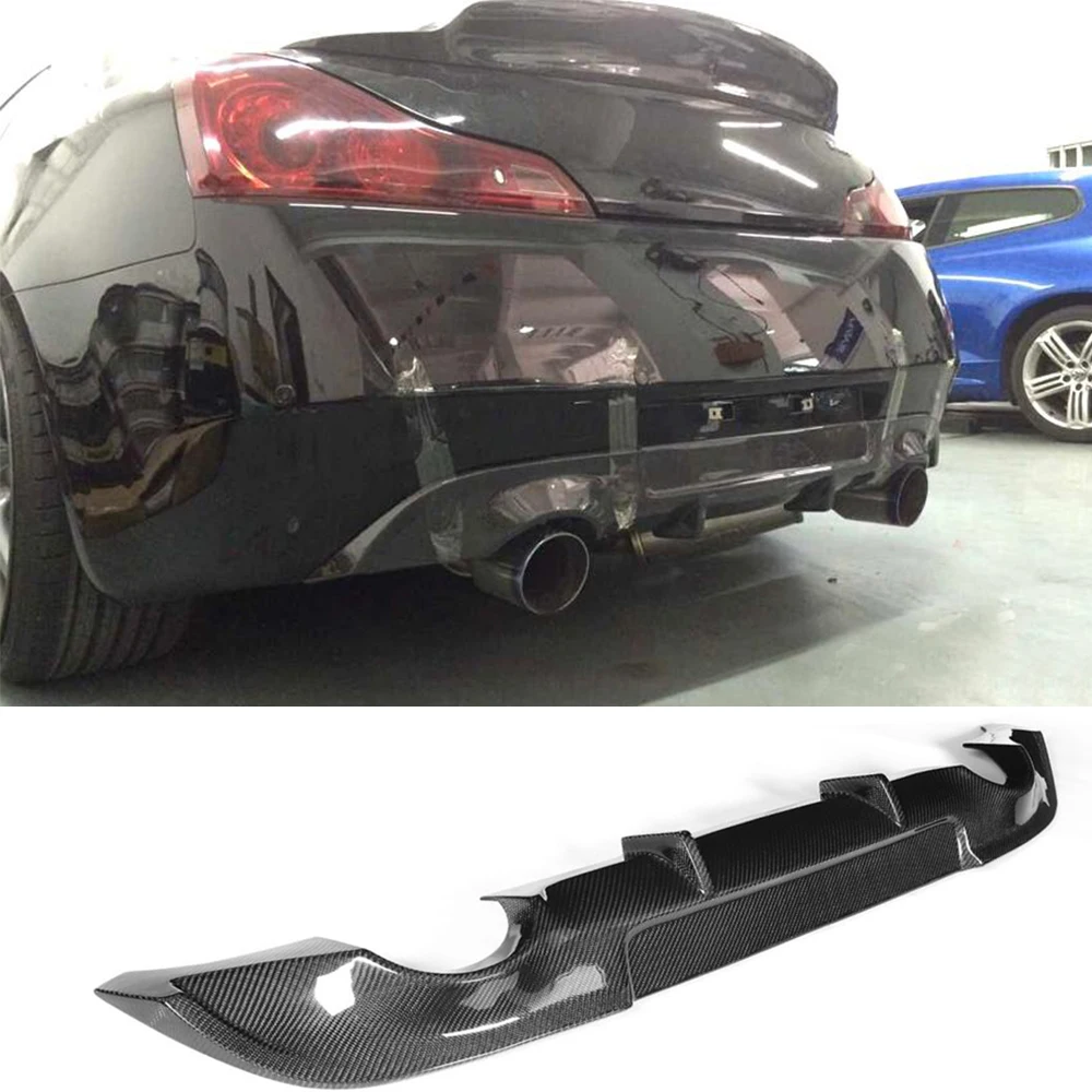 Карбоновый автомобильный диффузор для infiniti G37 G37S 2 дверная база седан СПОРТ 2009 2013