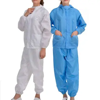 

Anti-static Coveralls Clean Clothes Hood Cleanroom Garments Clean Work Clothing